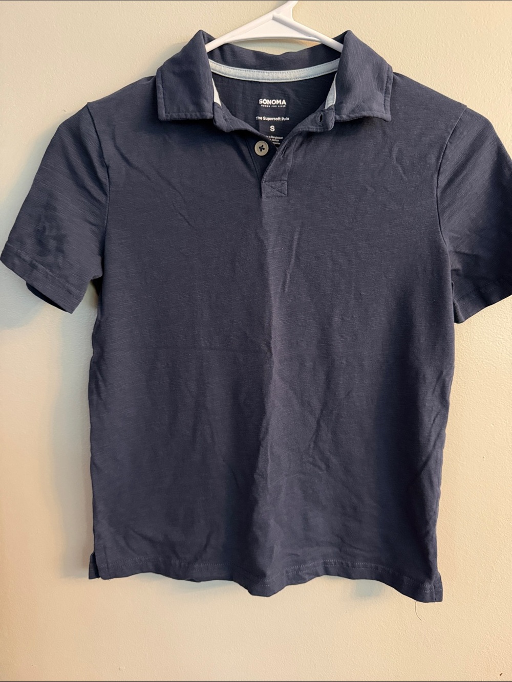 Sonoma Navy Blue Short-Sleeve Polo